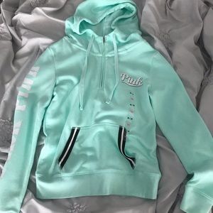 VS Pink Mint-Green Sweatshirt